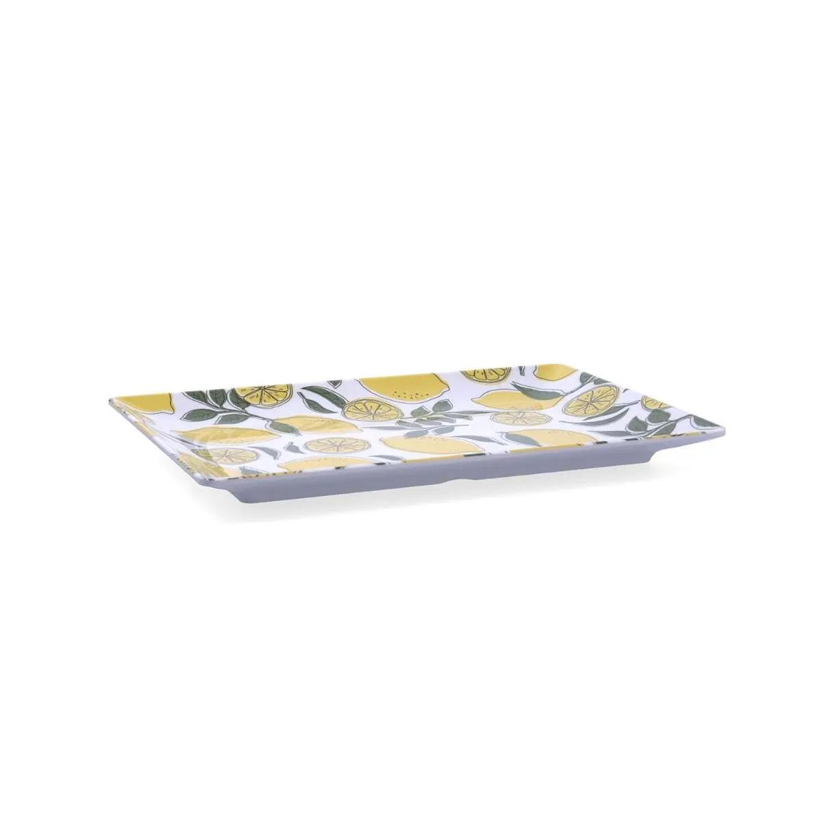 QUID SICILIA tray Rectangular melamine 30x20X2CM white gloss exceptional Extra strong melamine 100% not microwave safe