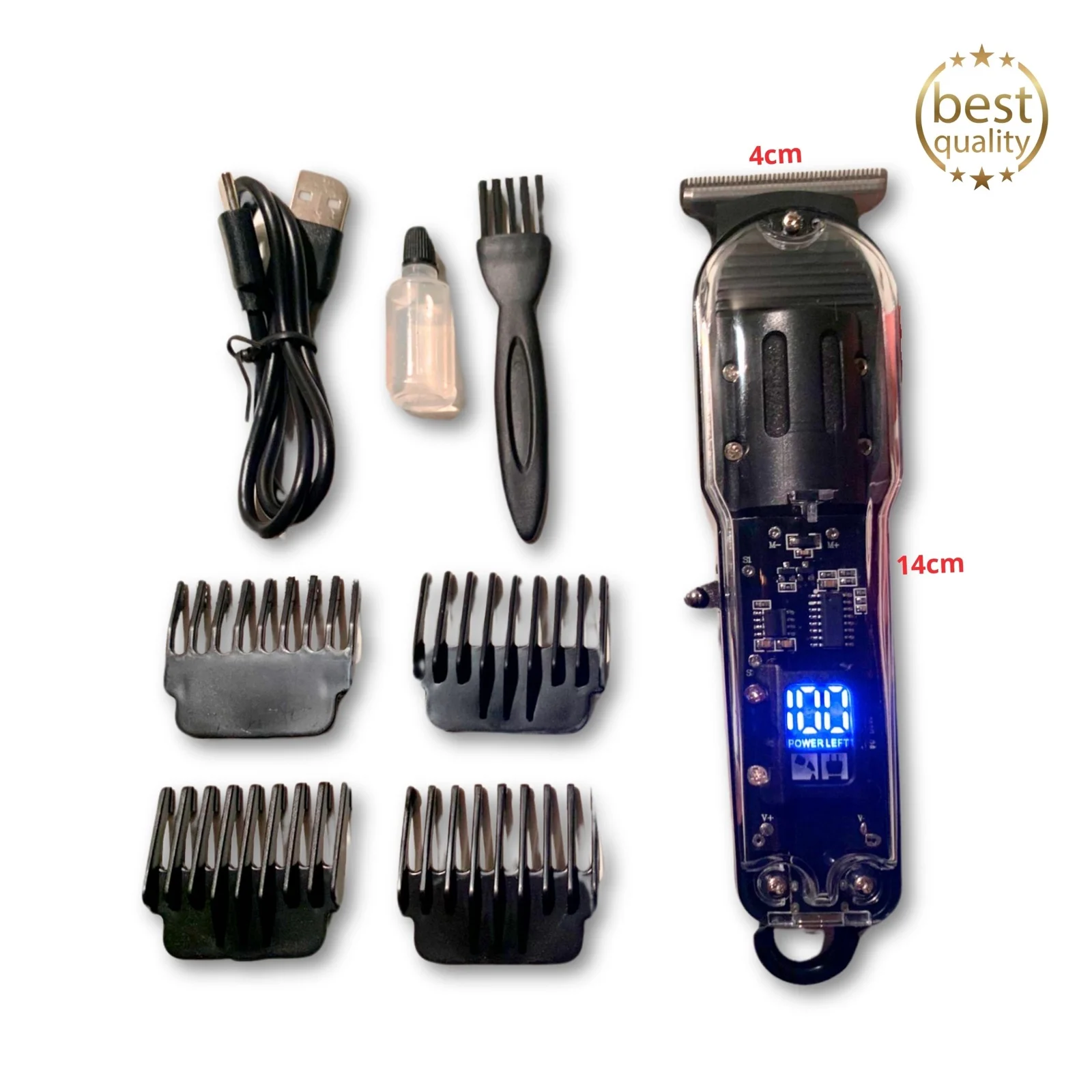 A & M MARBELLA professional electronic hair cutter-Wireless-accessories included-Generica