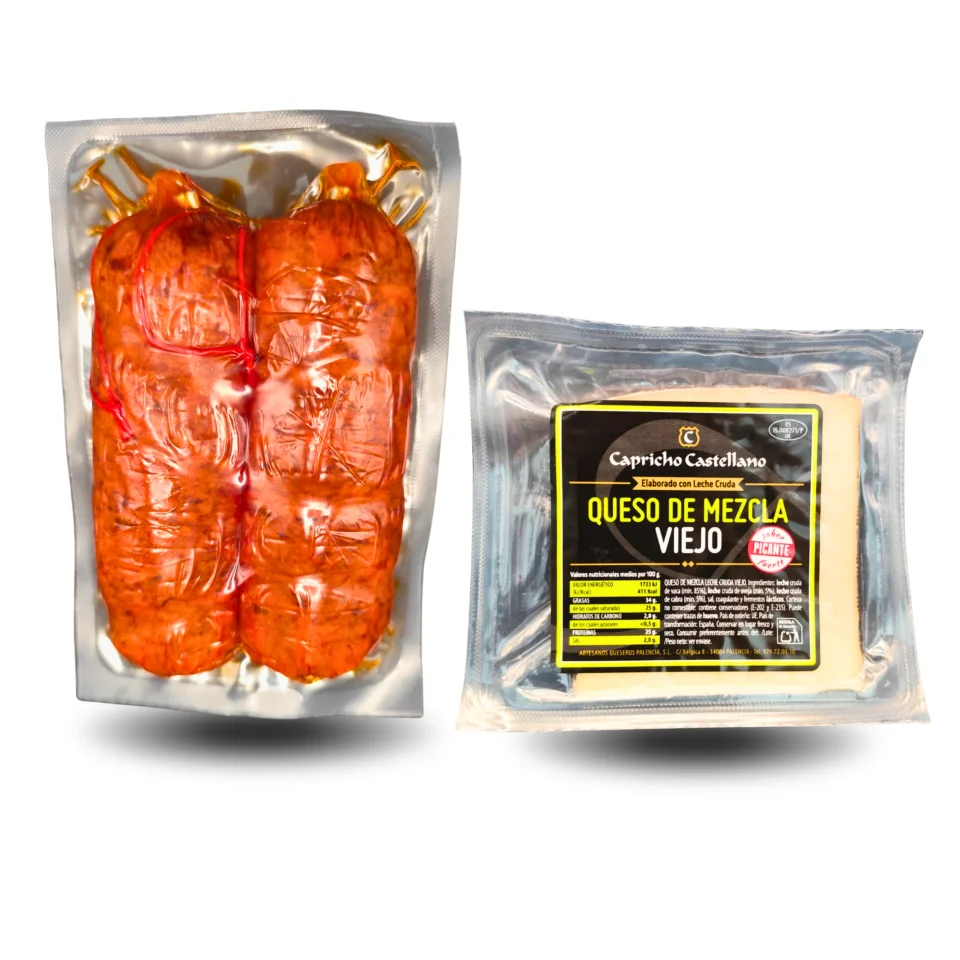 Sobrasada Ibérica 500 g + Regalo Queso Mezcla 200 g | Pack Gourmet | JAMONES ALBALDA