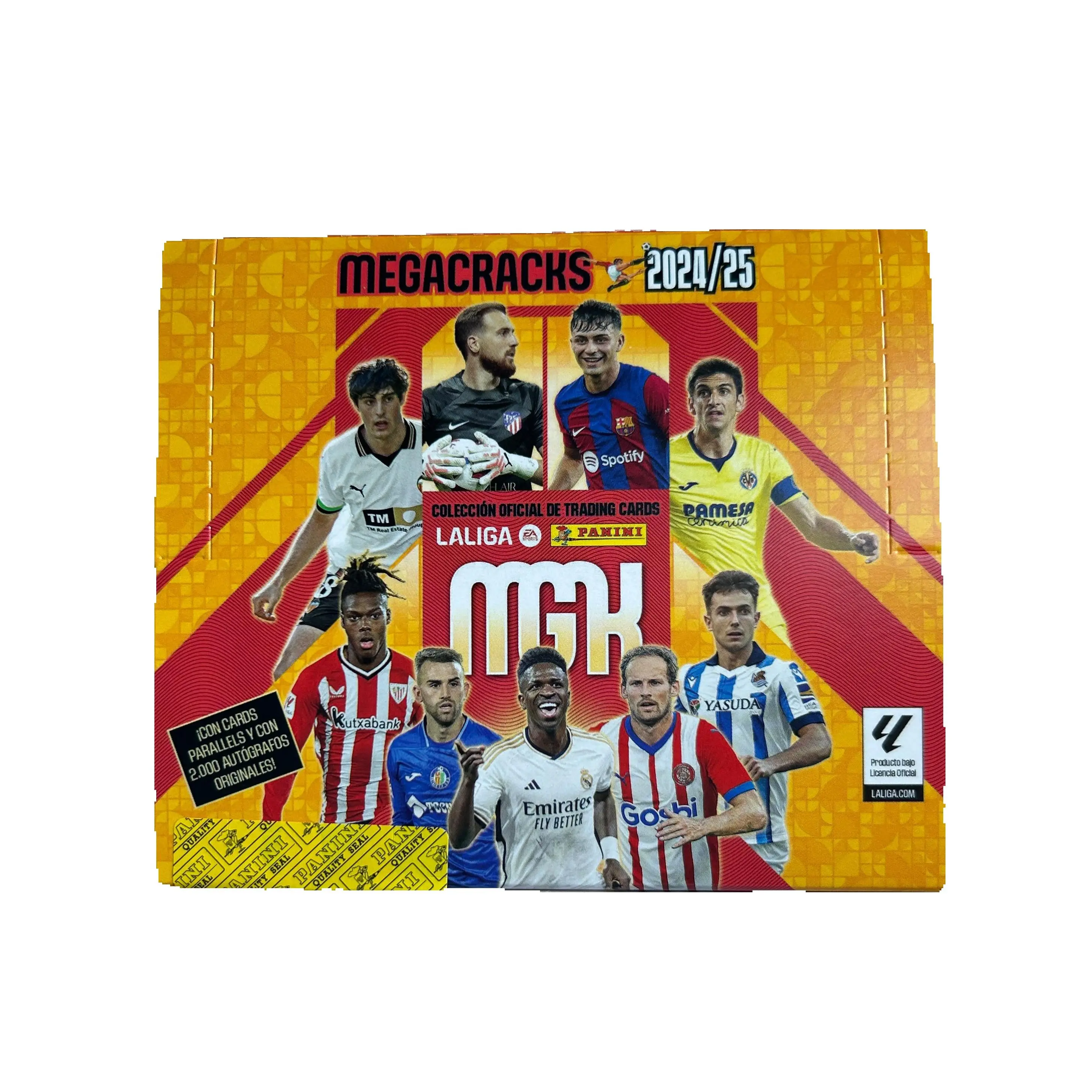 Second Edition-box of 24 MEGACRACKS of the league this 2024-2025-official Panini product