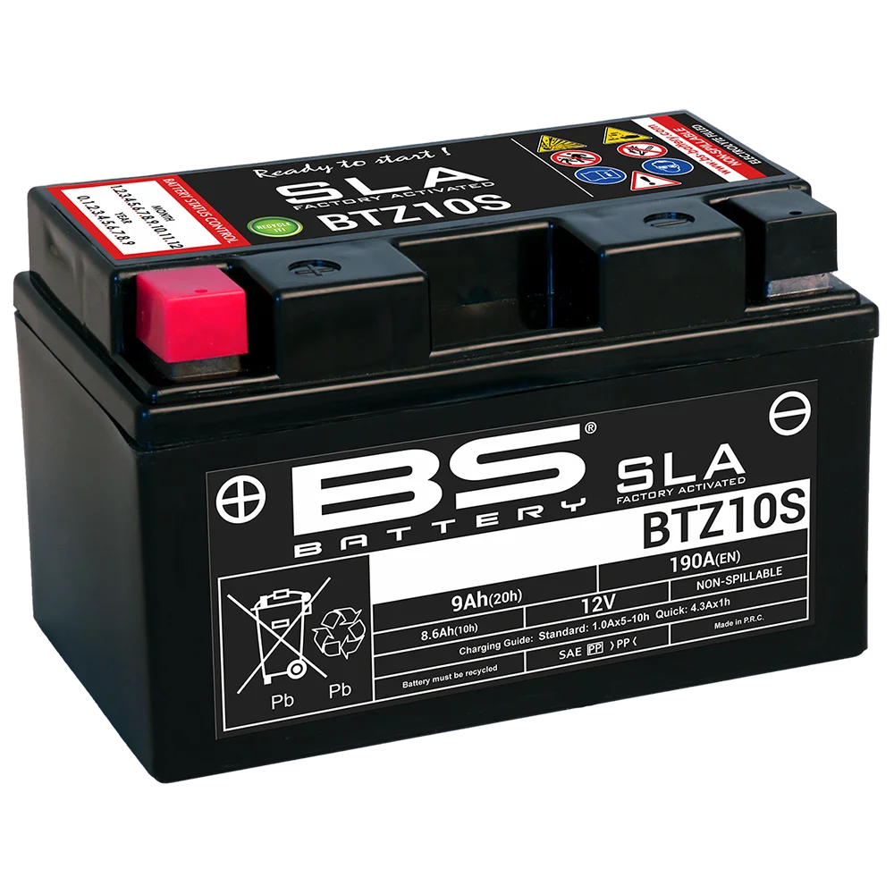 Bateria Sla Btz10s (Fa) Max Para Motos Con Motor Grande Y Dispositivos Electrónicos 36076