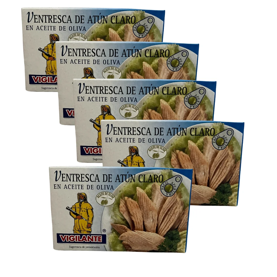 Ventresca de atún claro e aceite de oliva Pack 5ud