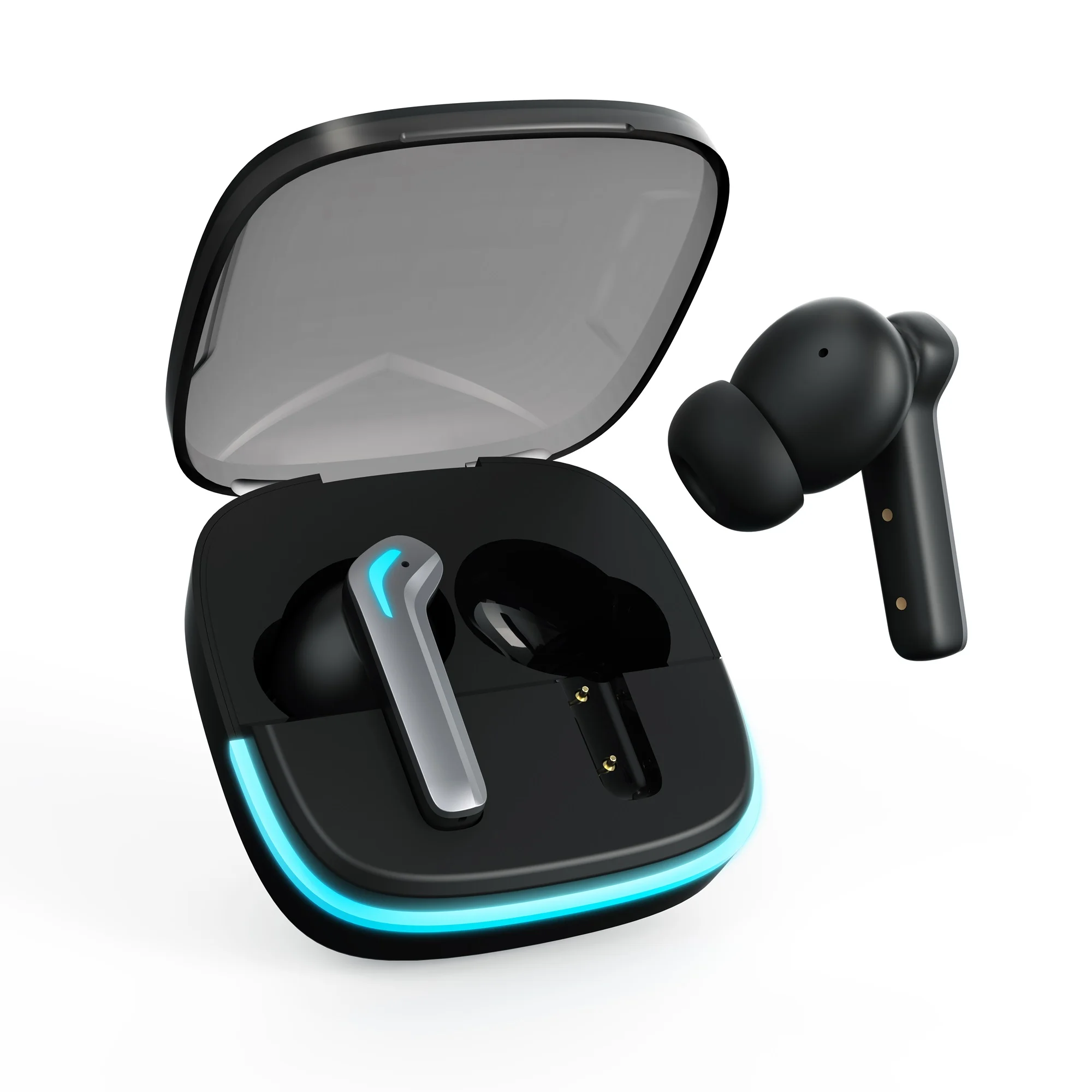 OnlyPRIME® Game TWS G05 Auriculares Inalámbricos Bluetooth con Micrófono Quad ENC , Baja Latencia y Sonido Envolvente