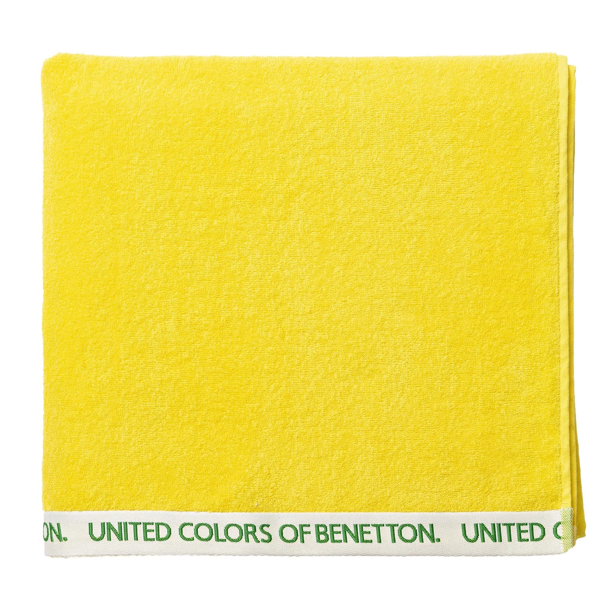 Beach towel 90X160CM 380GSM 100% cotton VELOUR yellow RAINBOW