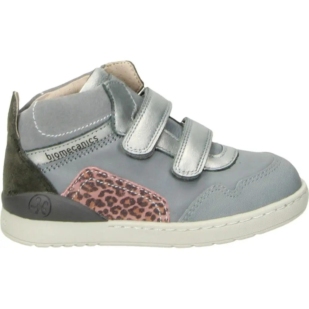 BIOMECANICS | Botines Biomecanics para Niña – Botines en Color Gris con Detalles – Botines de Invierno con Cierre de Velcro – Casual – Cómodas y de Alta Calidad – Modelo 221206 B