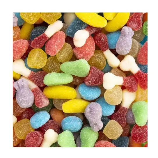 VIDAL Mini Mix Pica bolsa de 1Kg aprox 400 uds Mix de golosinas mini con cobertura de azúcar y diferentes formas sabor a Fresa, pera, piña, plátano, naranja y frambuesa. tamaño mini sin gluten  sin