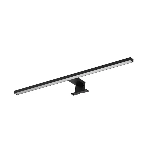 Alumbracuadros 8w 4000k saúco negro instalación 3en1 800lm 4,5x60x10cm ip44