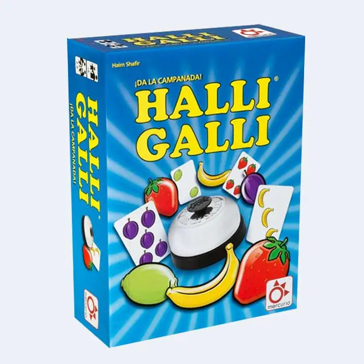 Halli Galli | Juego de Cartas de rapidez y coordinación | Juego Familiar para niños a partir 6+ años | uegos Mercurio