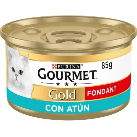 Purina Gourmet Gold Fondant Con Atún En Paté Gato Latas 24 X 85 Gr