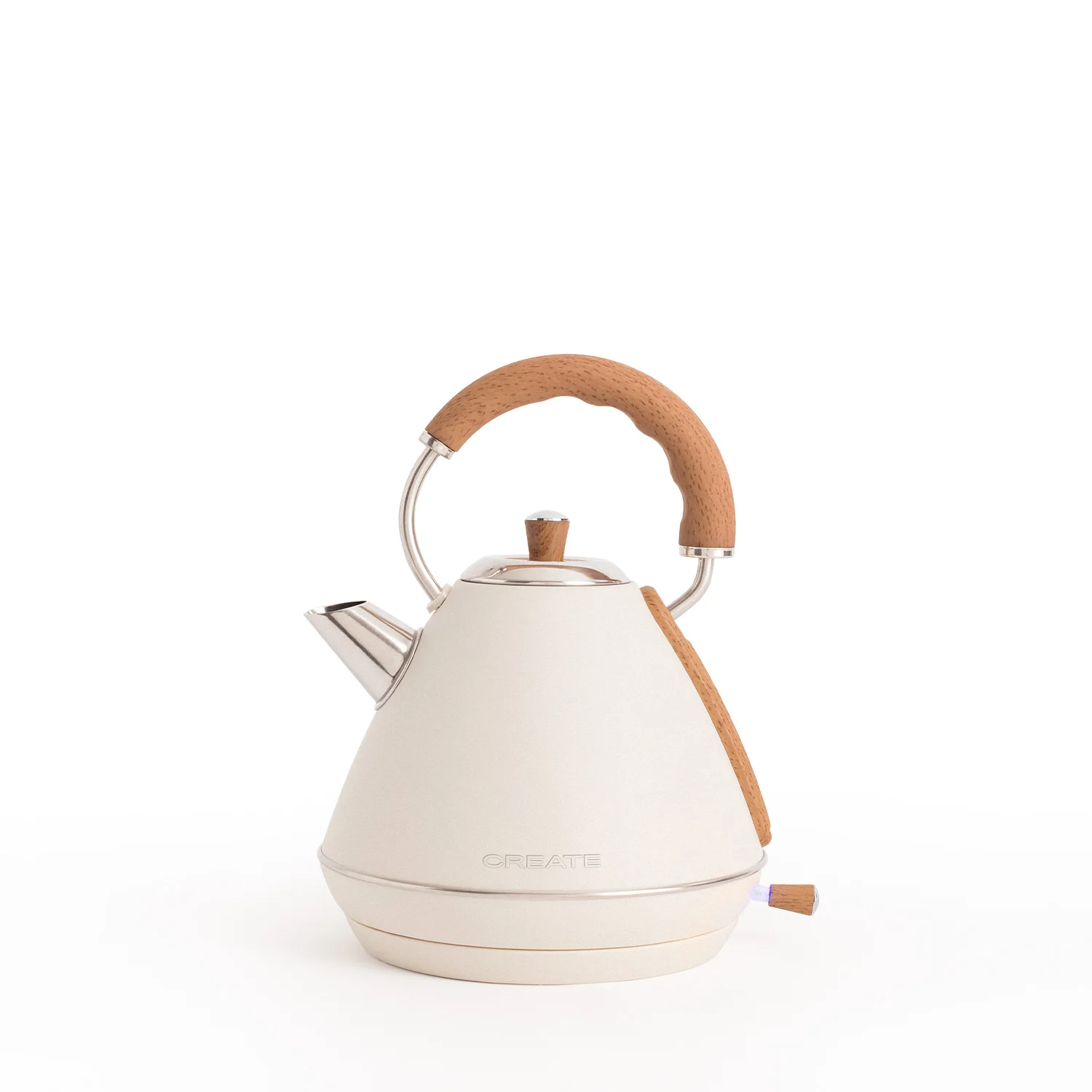 Create - retro electric water kettle 1.7l bpa free and anti-cal - kettle retro