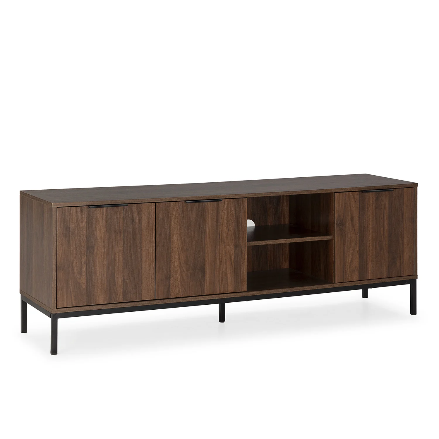 VS Venta-Stock Mueble Tv Auri 3 puertas color Nogal