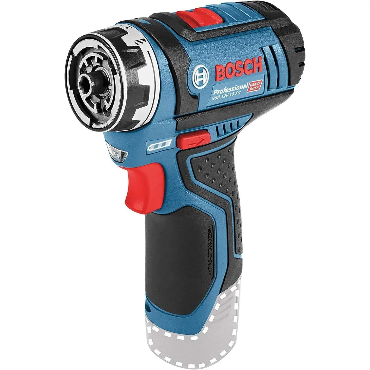 Bosch Professional Atornillador a Batería 12V, FlexiClick, sin Batería, en Caja, Negro, Azul, FlexiClick, 30 Nm