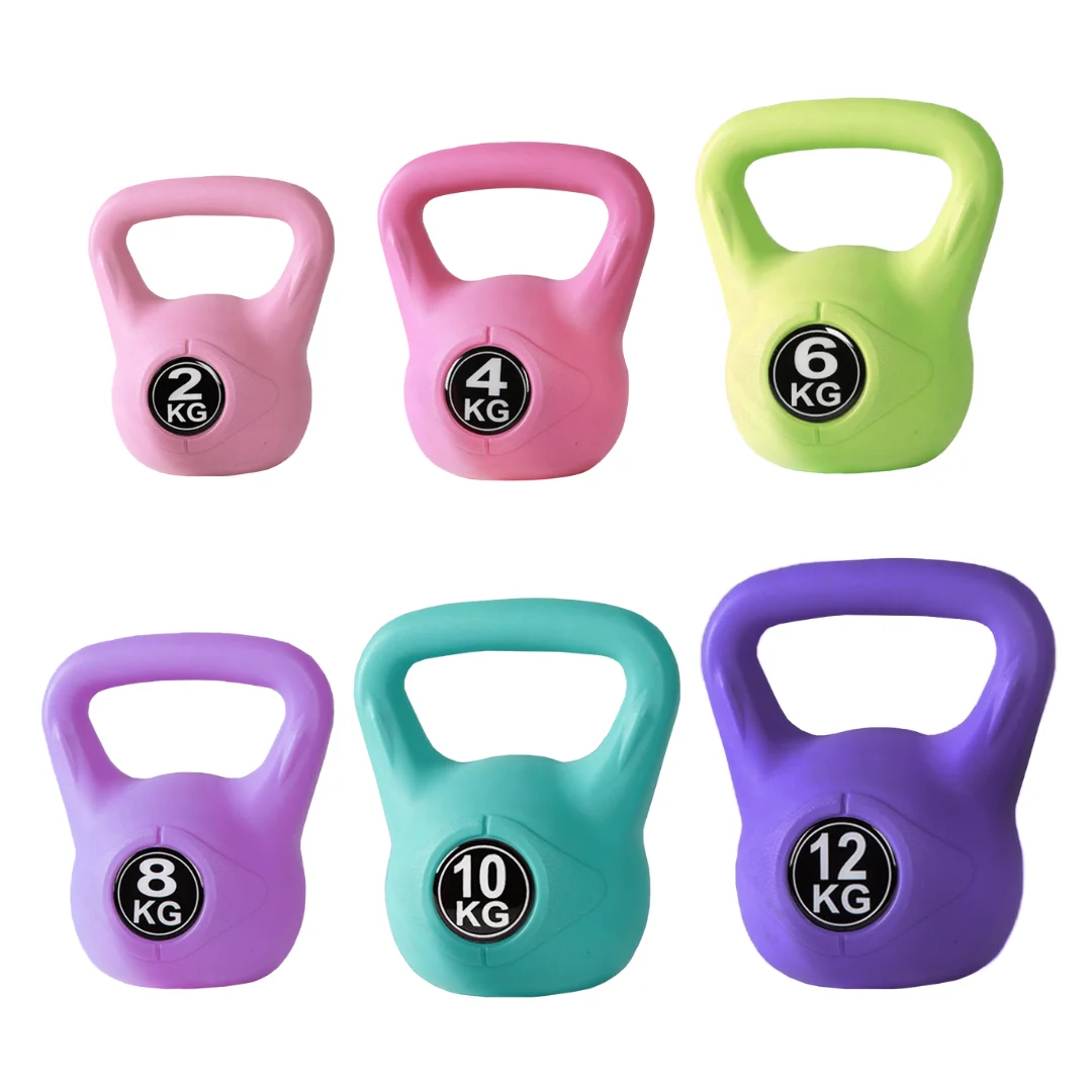 MAGIC SELECT Pesa Rusa. Pesa Kettlebell de Hormigón con Mango Ergonómico. Mancuerna Kettlebell para Entrenamiento Muscular en Casa y Gimnasio.