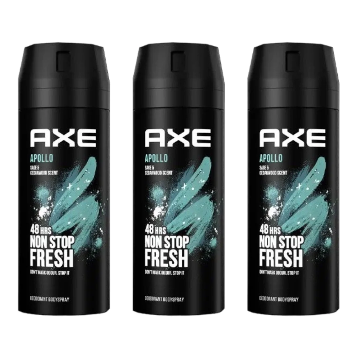 AXE Fresh Body Spray fragrance for men 150ml-pack of 3 PCs (Total 450ml) AFRICA, WILD SPICE, APOLLO, ANARCHY, ADRENALIN, ICE CHILL, EXCITE, BLACK, GOLD TEMPTATION, ANARCHY FOR HER