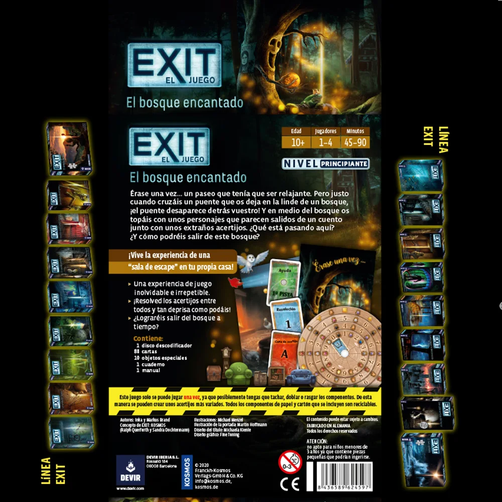 Exit the forest enchanted the card game-brand new-Devir-cards- (Exit Volume 16)