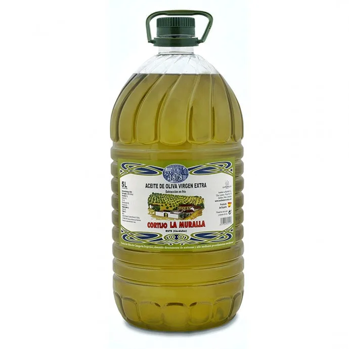 Extra virgin olive oil-Hojiblanca-carafe 5 liters-cold extraction-traditional olive grove