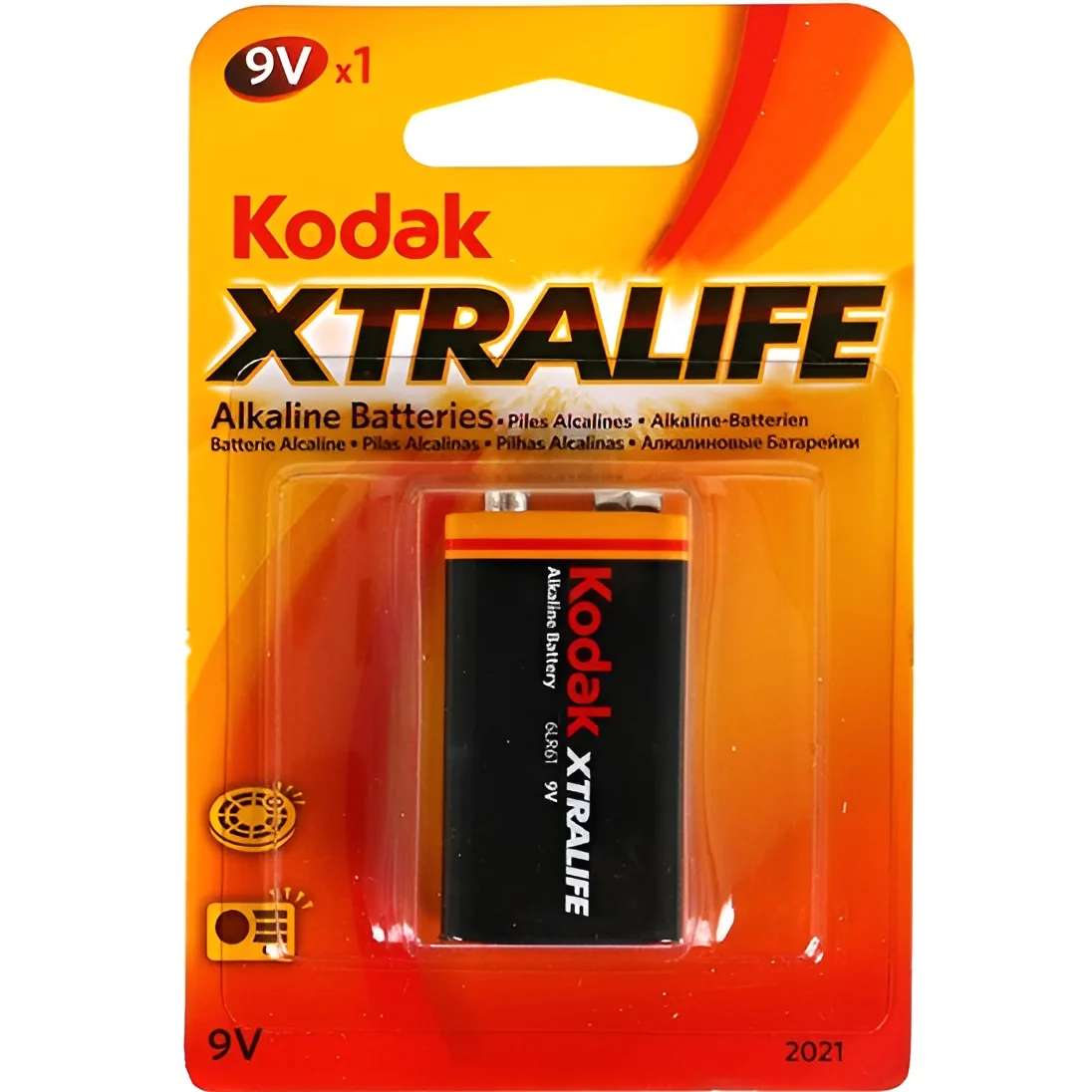 Pila kodak alcalina xtralife 9v lr61 blister*1