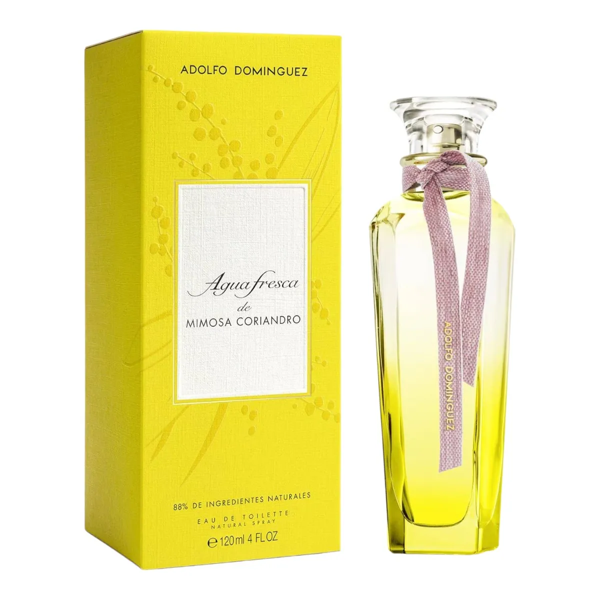 ADOLFO DOMINGUEZ fresh water Mimosa coriander Eau de Toilette Perfume for women 120 ml