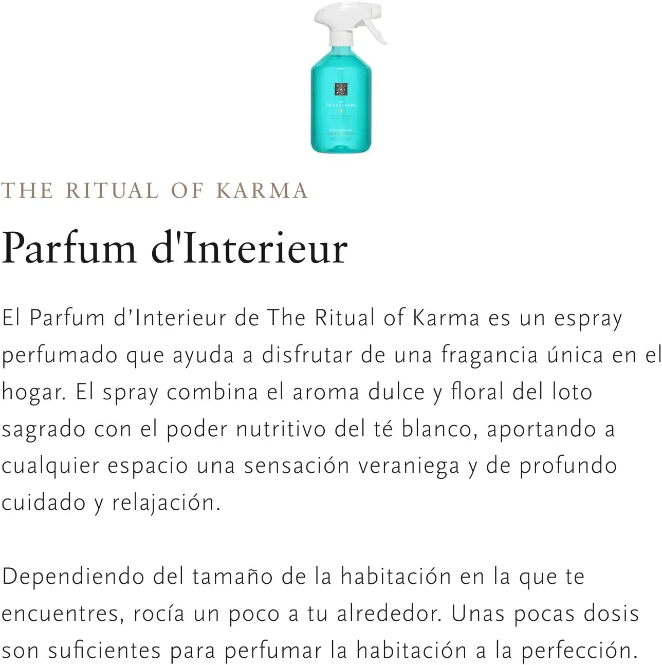 Rituals Karma Home Perfume 500 Ml