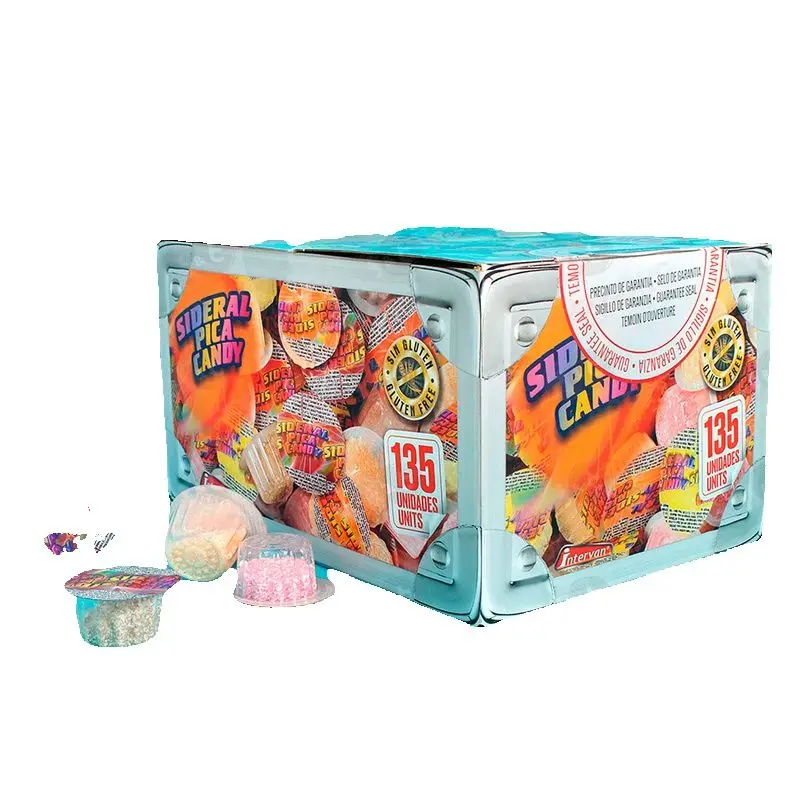 Sidral Sideral Pica Candy 135 unidades Caramelos pica pica en polvo
