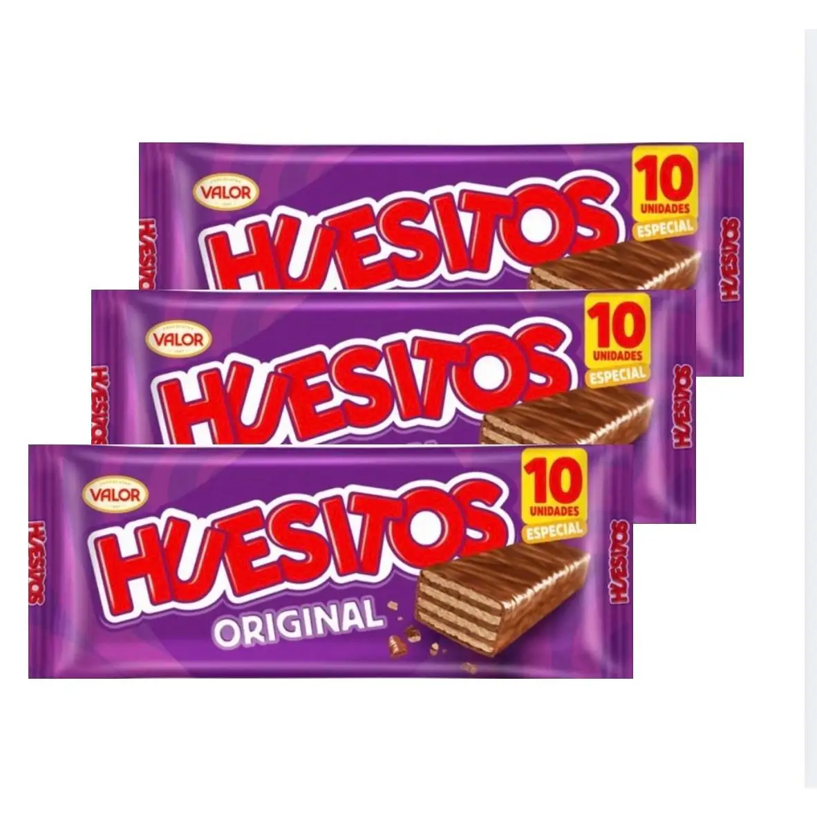 HUESITOS Pack AHORRO 30UDS - Chocolatina Delicioso Blanco y Chocolate