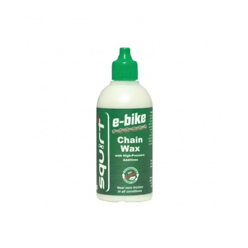squirt lube cadena e-bike 100 biodegradable para bicicletas electricas  cera acuosa con aditivos de alta resistencia ideal para condiciones humedas y secas no atrapa suciedad reduce ruido y