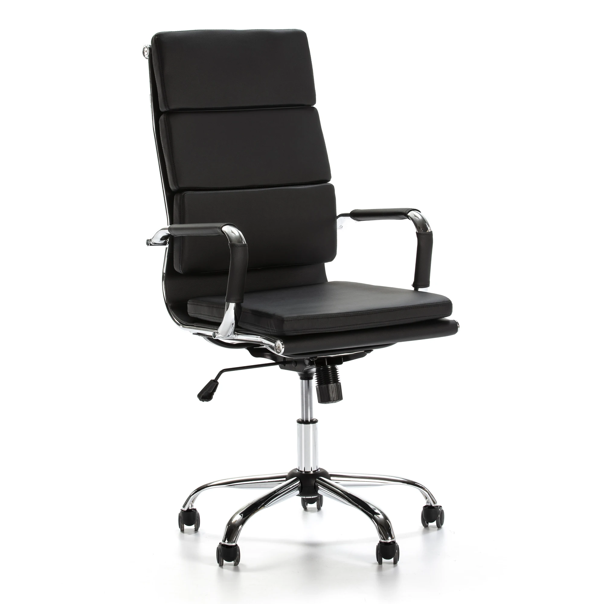 VS Venta-Stock Sillón de Oficina Morgan reclinable, Piel sintética, Altura Ajustable