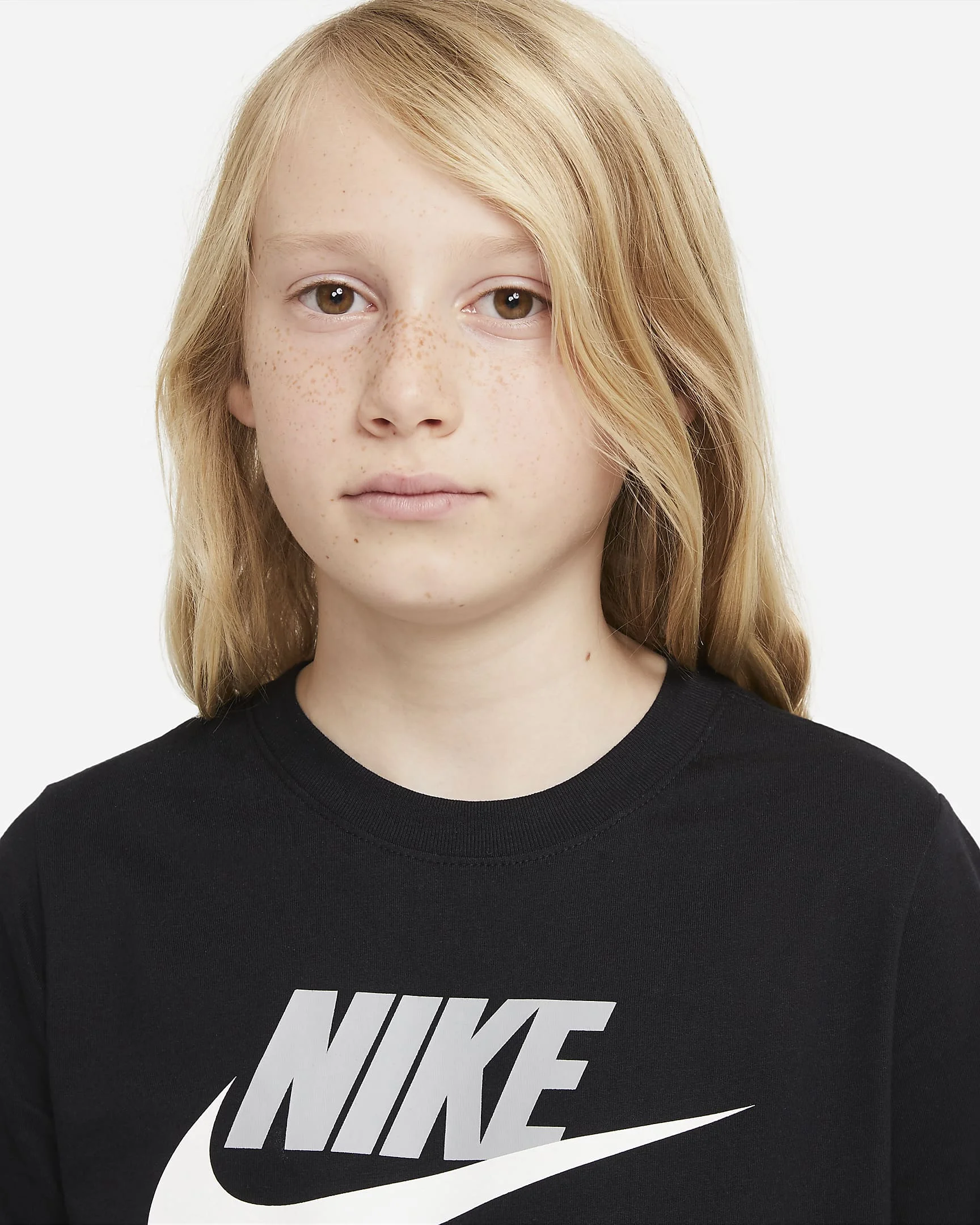 Nike boy's Unisex cotton sports T-shirt