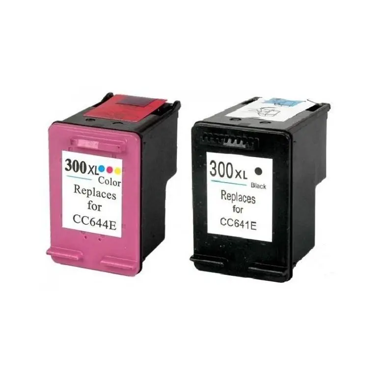 2 Tintas para HP 300XL alto rendimiento Deskjet F2400 F2420 F2480 300 XL F2492 F4210 F4280 F4500 F4580 D2560 compatibles
