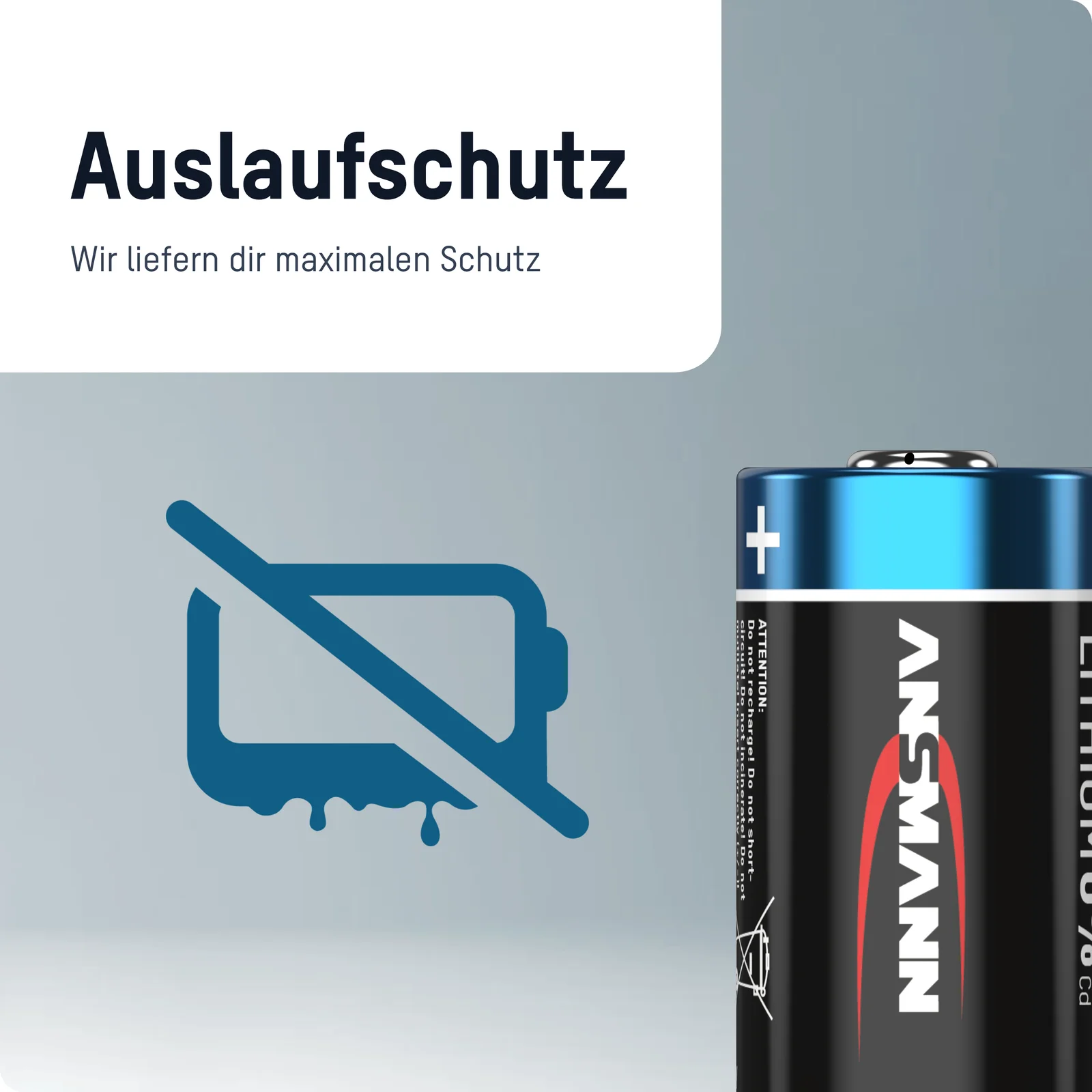 Ansmann 8X Ansmann Cr2 Lithium Battery 3V - 850 Mah High Performance Battery (8 Units)