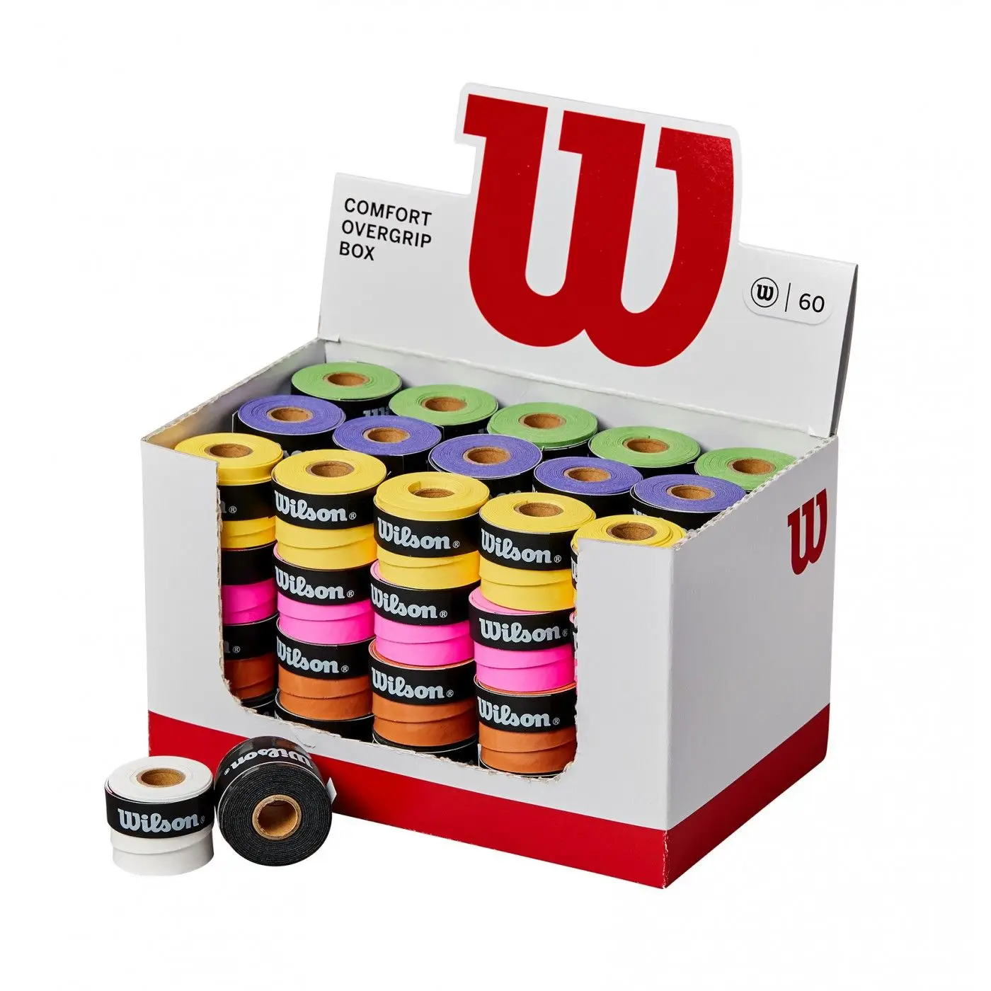 Caja Wilson Pro Overgrip Multicolor - caja 60 overgrips