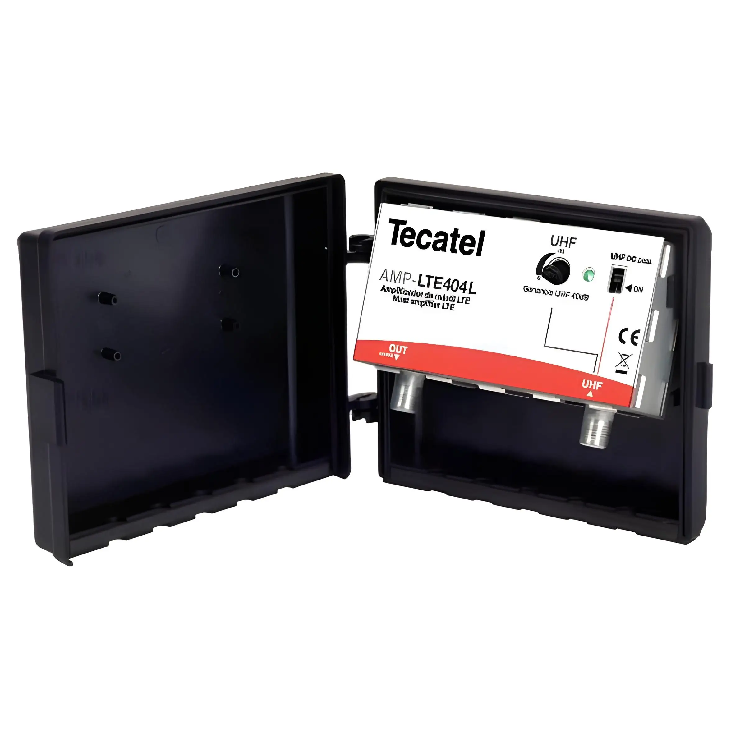 Tecatel Amplificador Mastil Alta Ganancia 40db UHF LTE700 Antena TV