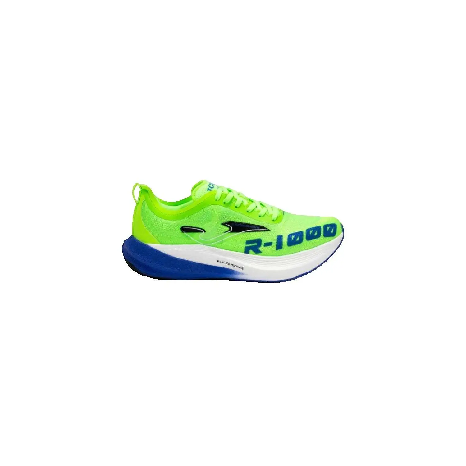 Zapatillas Running JOMA R 1000 unisex amarillo flúor con placa de carbono, ligeras. Maratones asfalto