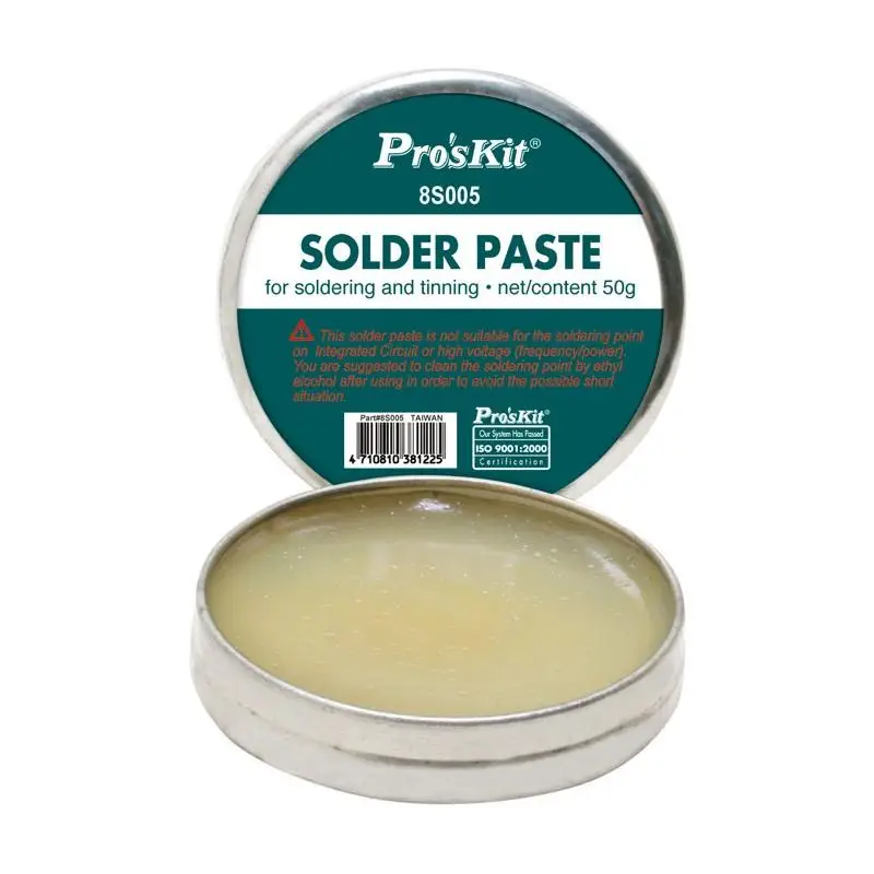 Proskit Pasta Flux Elimina Óxido 30g - Ideal para Fijación y Pegado