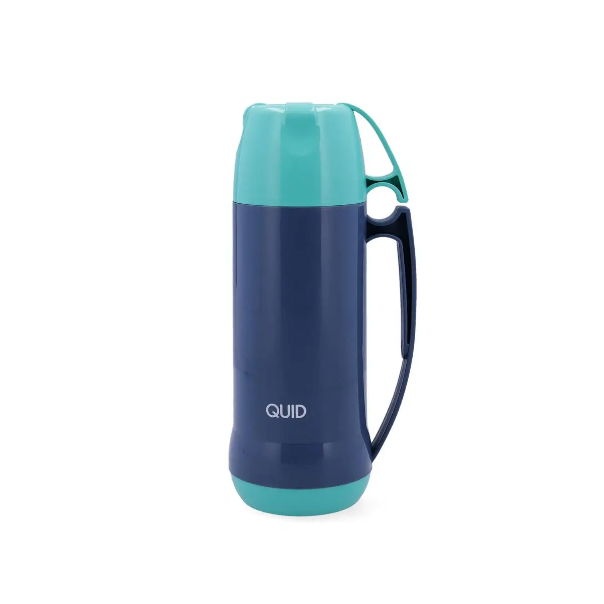 Termo QUID con ampolla interior de vidrio 1L, 1,3L y 1,8L - Conserva la temperatura ideal durante horas - Diseño clásico con asa y tapón antigoteo - Ideal para café, infusiones y caldos - Uso doméstico o profesional - Libre de BPA
