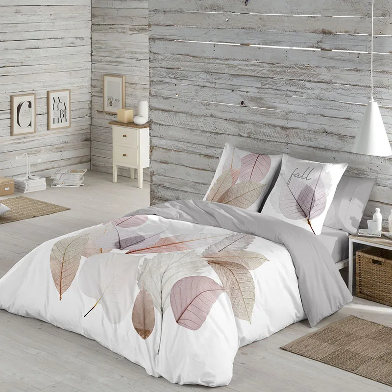 ICEHOME - Funda Nórdica Estampada - Algodón Extrasuave - Incluye Funda de Edredón + 1 o 2 Fundas de Almohada - FALL - Cama 90/135/150/180 cm - Fabricado en España