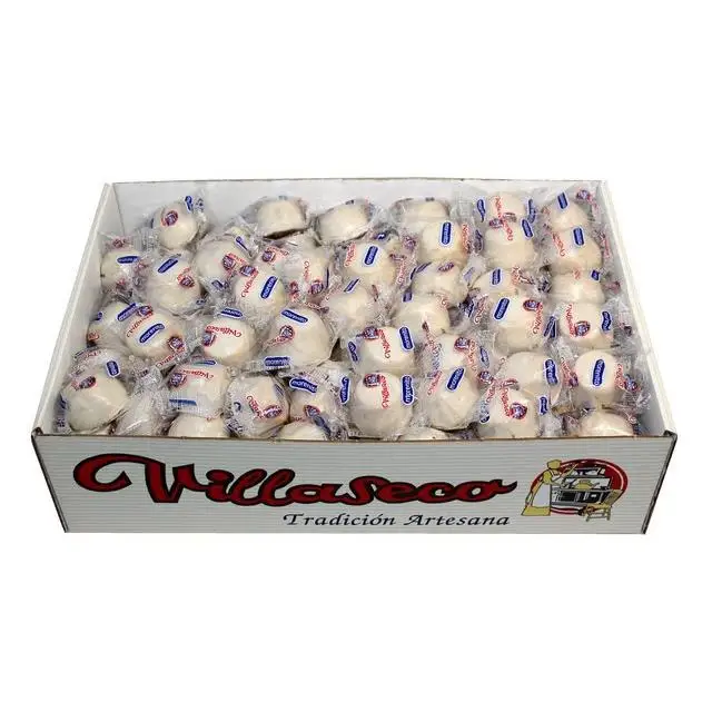 Blanquitos Villaseco Chocolate Blanco - Mantecados con Cobertura Blanco - Caja 3 kg - Envueltos Individualmente - Morenitos Blancos Villaseco de Nava del Rey (Valladolid)