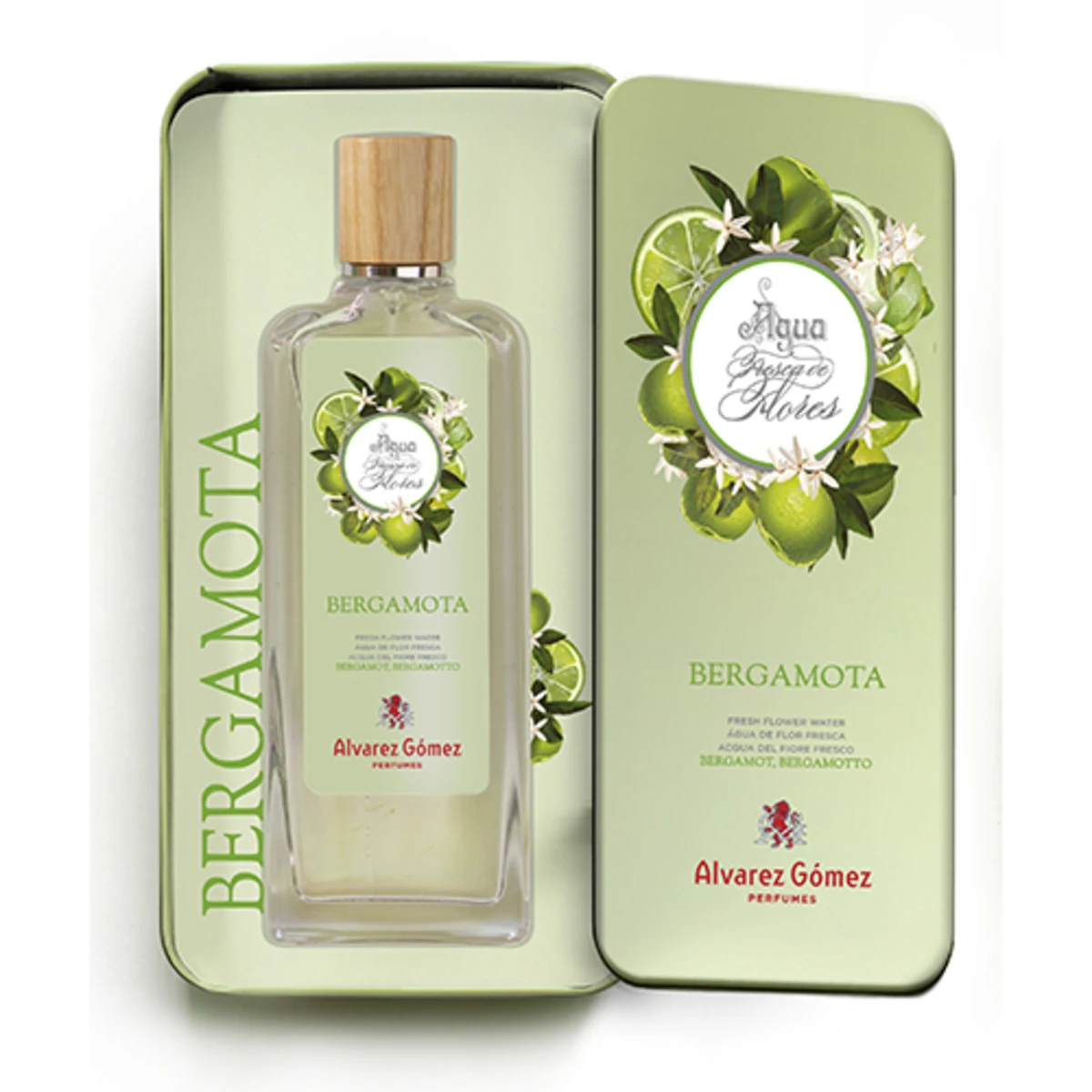 alvarez gomez agua fresca de flores bergamota 150 ml lata