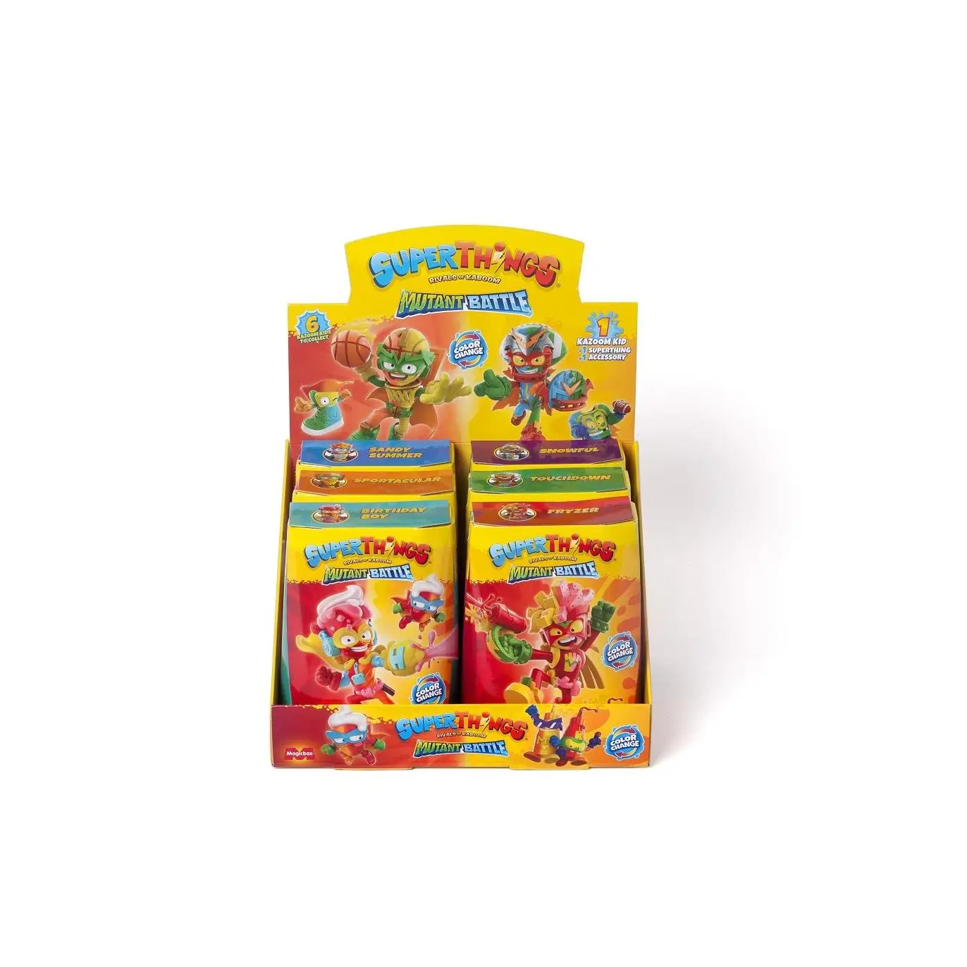 Kazoom Kids with 1 SuperThings and 1 combat accessory, Series 12 Mutant Battle-random doll (Variant 1 unit)