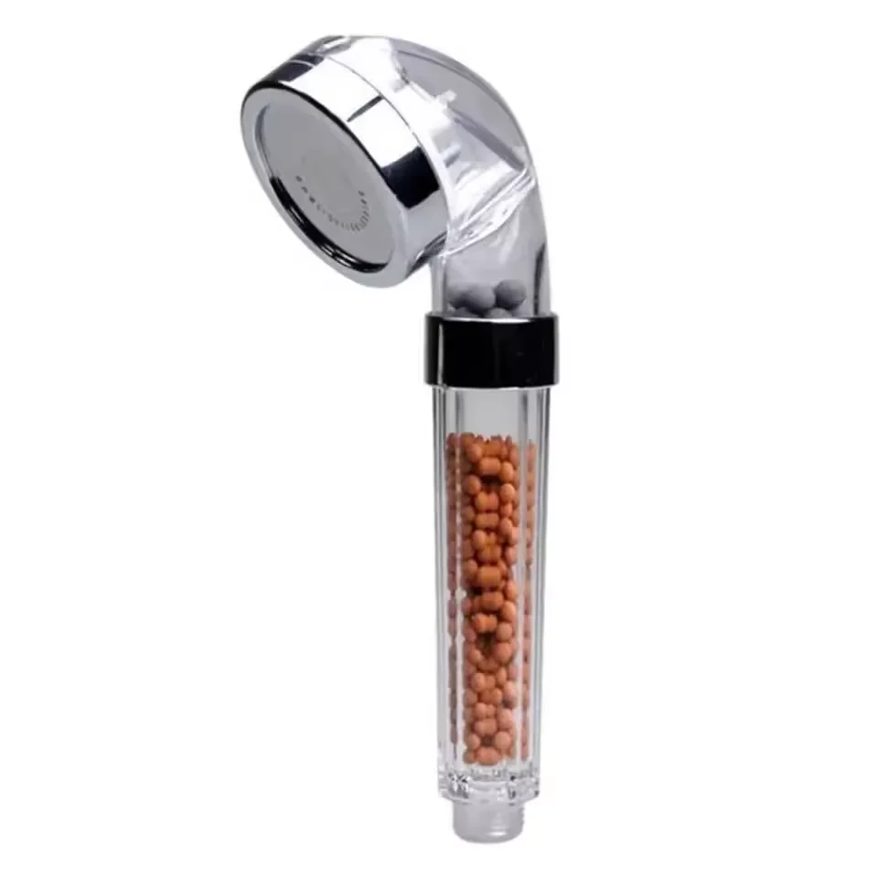 Cabezal de ducha con filtro de alta presión para Spa, terapia de agua, ahorro de agua, bola negativa de iones activados, boquilla de ducha de 3 modos, filtro de agua de baño Premium，Envio desde España