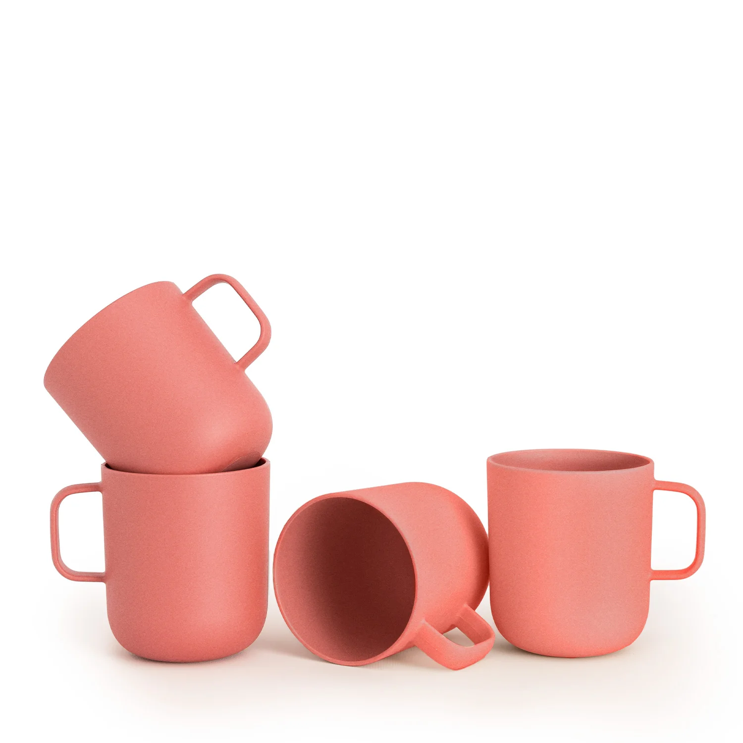 Set of 4 create outdoor cups of 400ml - pla plant origin material