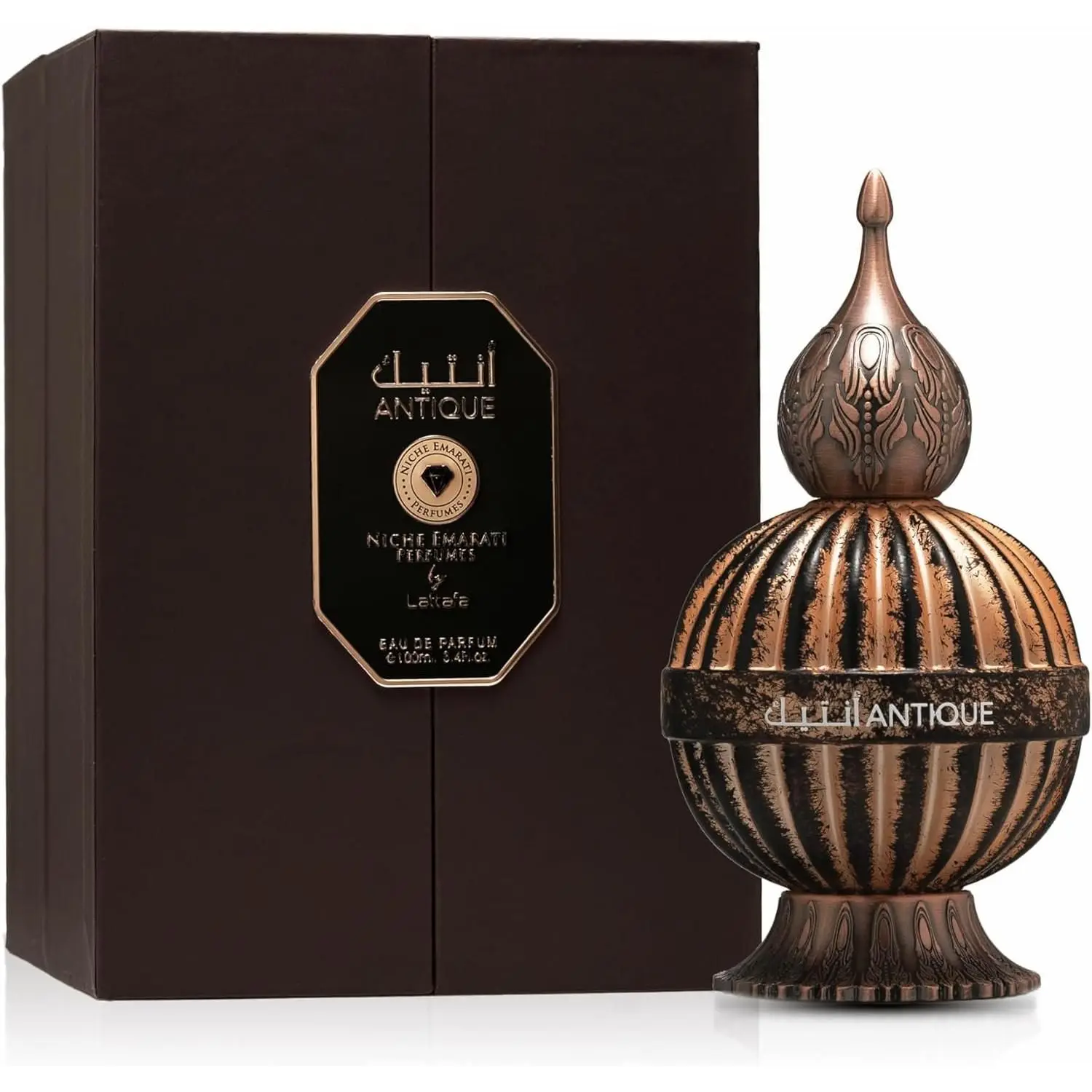 Lattafa Niche Emarati Antique Eau De Parfum 100ml Perfume Árabe Unisex Fragancia Oriental Intensa Exclusiva De Autor Inspiración Árabe Niche Emarati Antique Elegancia Oud Amaderado Perfumes Lattafa