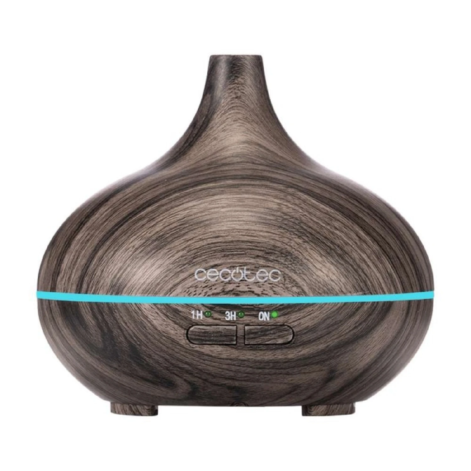 Humidificador Cecotec Pure Aroma 150 Yin Grey Depósito de 150 ml, 7 colores LED, hasta 10 m²
