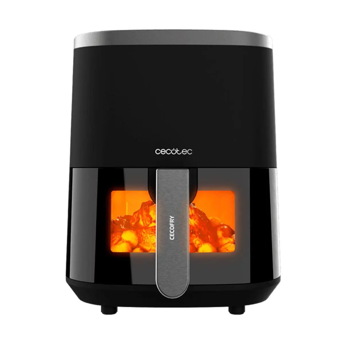 Freidora de aire Cecotec Cecofry Fantastik Window 4000 1400W 4L negro