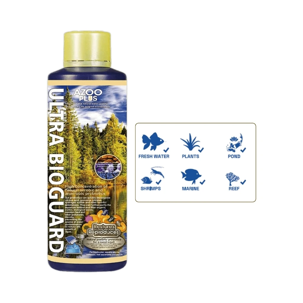 Azoo Plus - Ultra Bioguard Plus - Biological Conditioner for Fresh and Salt Water