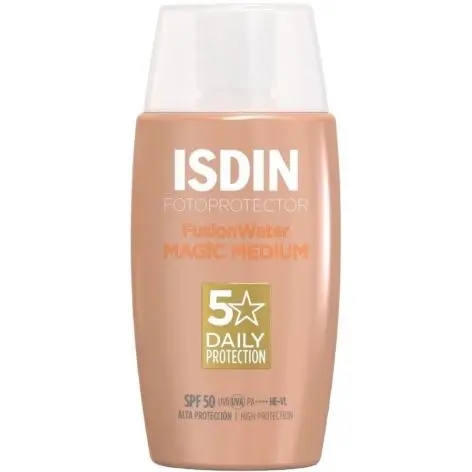 Isdin fusion water magic - medium color - spf50 - 50ml