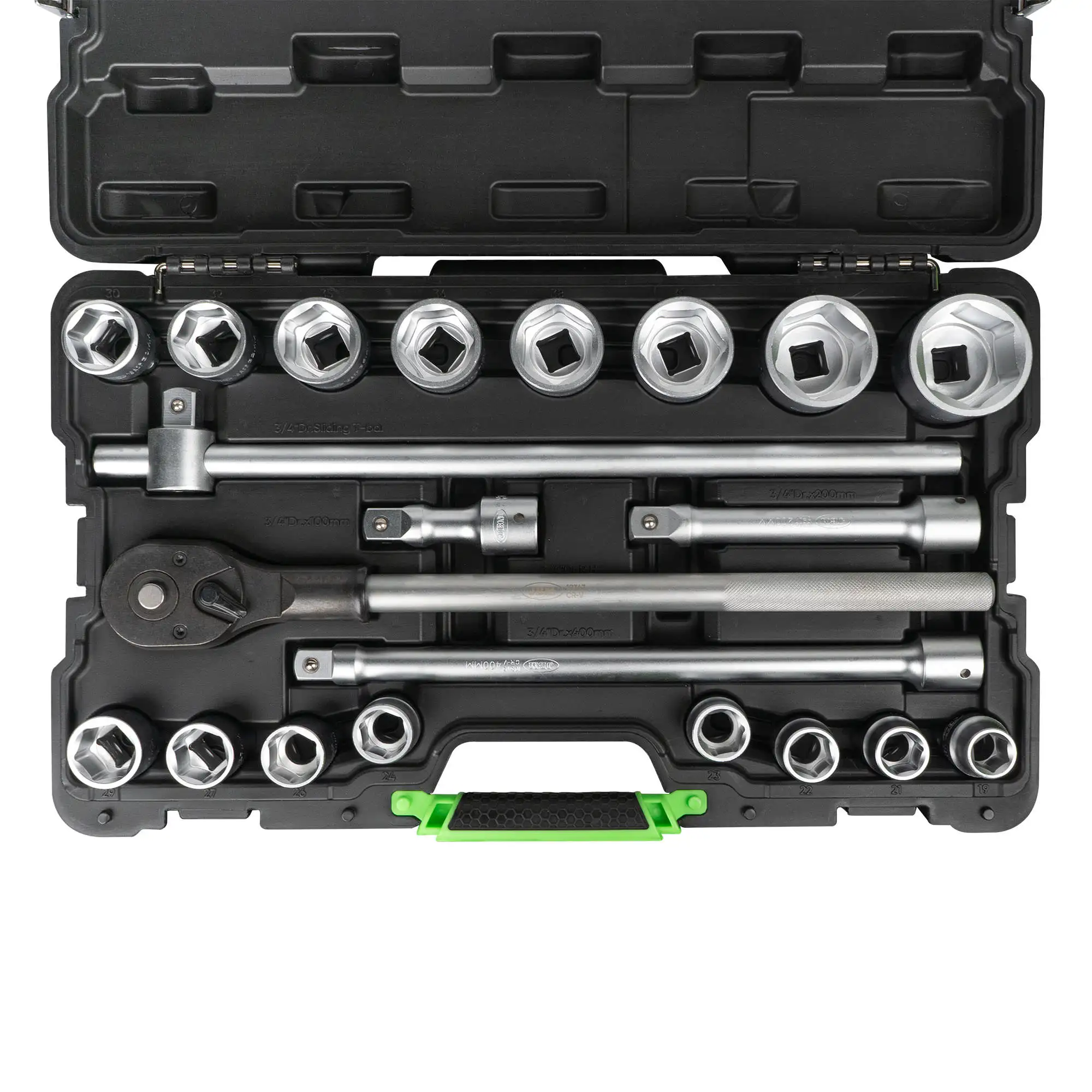 Tool case with 21 pieces autocle 3⁄4" 6 edges |   Jbm53727