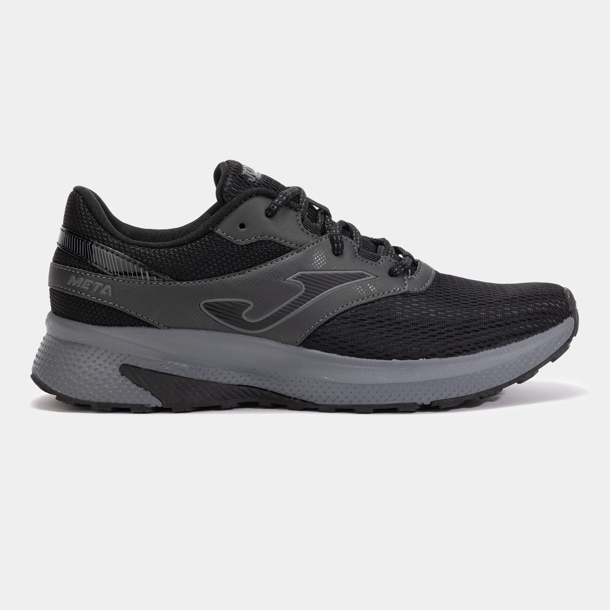 Zapatilla Running Hombre Joma Meta 2501 Negro Gris Transpirable