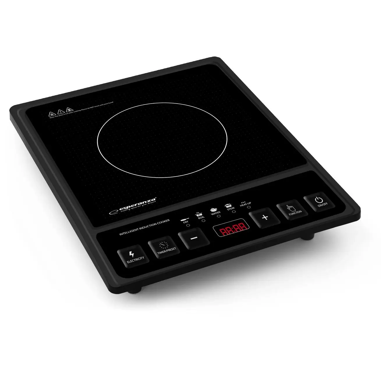 Hope Ekh011 Black Induction Plate-Fast and Efficient Electric Kitchen