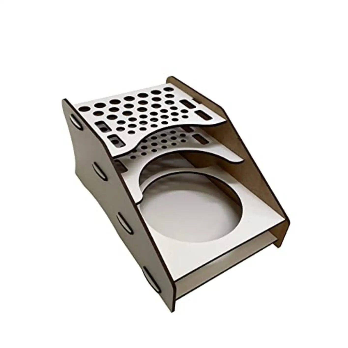 Organizador Vallejo Silu para Pinceles y Bote Limpiador de Aerógrafo - Mesa de Trabajo - Miniatura, Maquetas, Warhammer